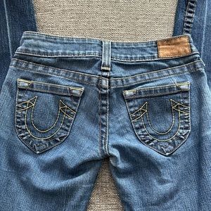 Vintage True Religion Jeans, size 27, Low Rise. Broken-In.